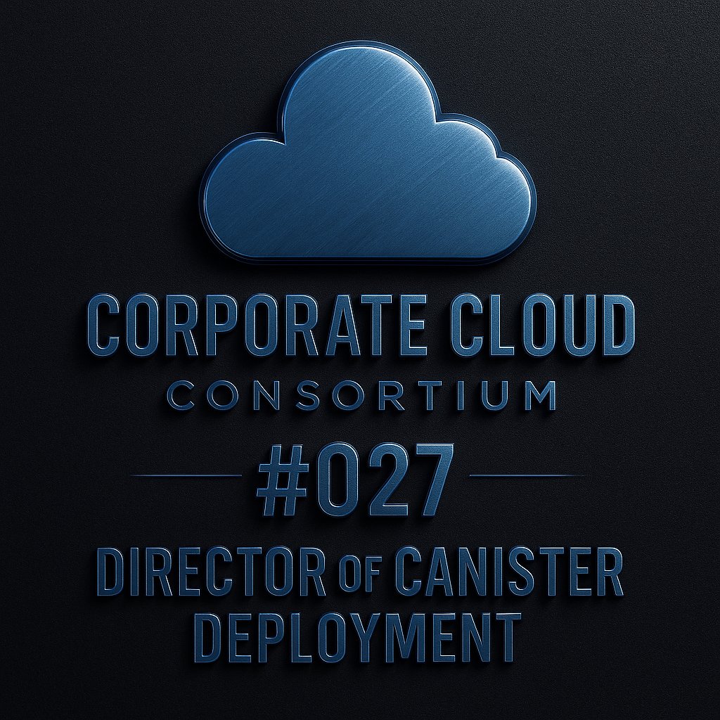 DIRECTOR OF CANISTER DEPLOYMENT